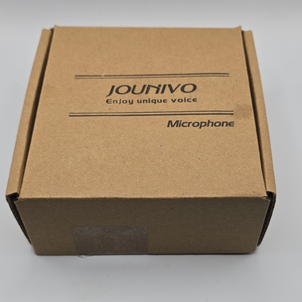 Jounivo JV-601‎ USB Gooseneck Desktop Microphone, Mute Button, Black